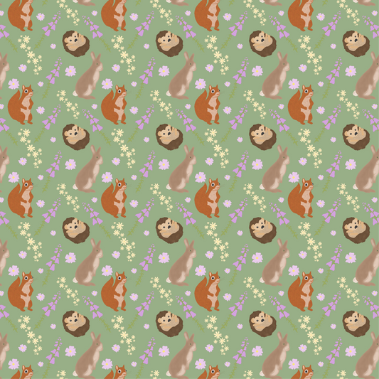 Woodland Creatures Pattern